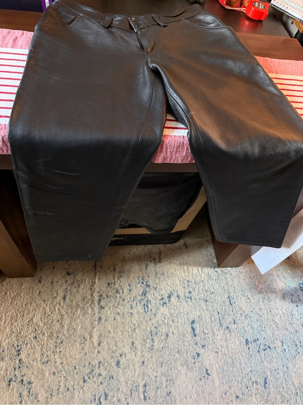 Northbound Leather Men's Black Leather Pants